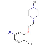1453213-92-7 4-methyl-3-[2-(4-methylpiperazin-1-yl)ethoxy]aniline chemical structure