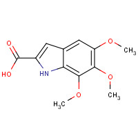 128781-07-7 5,6,7-trimethoxy-1H-indole-2-carboxylic acid chemical structure
