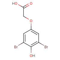 13012-94-7 2-(3,5-dibromo-4-hydroxyphenoxy)acetic acid chemical structure