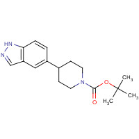 1158767-08-8 tert-butyl 4-(1H-indazol-5-yl)piperidine-1-carboxylate chemical structure