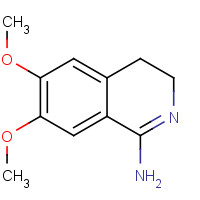 69300-70-5 6,7-dimethoxy-3,4-dihydroisoquinolin-1-amine chemical structure