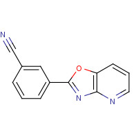 52334-91-5 3-([1,3]oxazolo[4,5-b]pyridin-2-yl)benzonitrile chemical structure