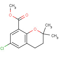 1350761-46-4 methyl 6-chloro-2,2-dimethyl-3,4-dihydrochromene-8-carboxylate chemical structure