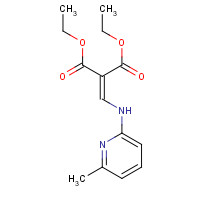 13250-95-8 diethyl 2-[[(6-methylpyridin-2-yl)amino]methylidene]propanedioate chemical structure