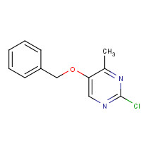 1369766-60-8 2-chloro-4-methyl-5-phenylmethoxypyrimidine chemical structure