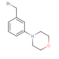 1314884-51-9 4-[3-(bromomethyl)phenyl]morpholine chemical structure