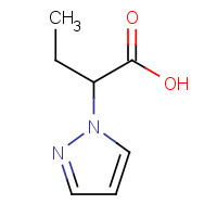 923526-87-8 2-pyrazol-1-ylbutanoic acid chemical structure