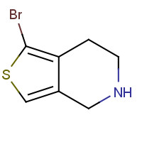 1219531-56-2 1-bromo-4,5,6,7-tetrahydrothieno[3,4-c]pyridine chemical structure