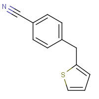 100005-79-6 4-(thiophen-2-ylmethyl)benzonitrile chemical structure
