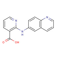 454482-05-4 2-(quinolin-6-ylamino)pyridine-3-carboxylic acid chemical structure