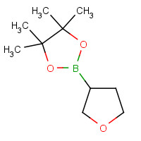 331958-90-8 4,4,5,5-tetramethyl-2-(oxolan-3-yl)-1,3,2-dioxaborolane chemical structure