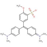 63148-81-2 5-[[4-(dimethylamino)phenyl]-(4-dimethylazaniumylidenecyclohexa-2,5-dien-1-ylidene)methyl]-2-methoxybenzenesulfonate chemical structure