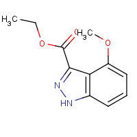 885279-49-2 ethyl 4-methoxy-1H-indazole-3-carboxylate chemical structure