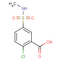 68901-09-7 2-chloro-5-(methylsulfamoyl)benzoic acid chemical structure
