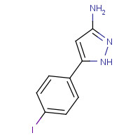 423147-31-3 5-(4-iodophenyl)-1H-pyrazol-3-amine chemical structure