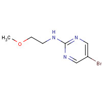 886365-79-3 5-bromo-N-(2-methoxyethyl)pyrimidin-2-amine chemical structure