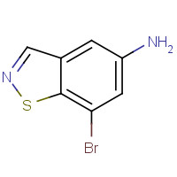 1326714-55-9 7-bromo-1,2-benzothiazol-5-amine chemical structure