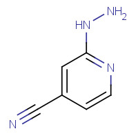 913839-68-6 2-hydrazinylpyridine-4-carbonitrile chemical structure