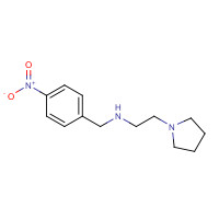 572881-25-5 N-[(4-nitrophenyl)methyl]-2-pyrrolidin-1-ylethanamine chemical structure