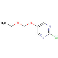 1263188-08-4 2-chloro-5-(ethoxymethoxy)pyrimidine chemical structure