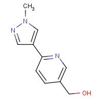 1314141-32-6 [6-(1-methylpyrazol-4-yl)pyridin-3-yl]methanol chemical structure