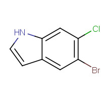 122531-09-3 5-bromo-6-chloro-1H-indole chemical structure
