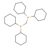 137349-65-6 dicyclohexyl(dicyclohexylphosphanylmethyl)phosphane chemical structure