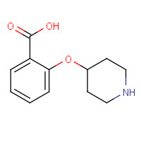 1243250-02-3 2-piperidin-4-yloxybenzoic acid chemical structure