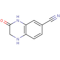 186666-78-4 3-oxo-2,4-dihydro-1H-quinoxaline-6-carbonitrile chemical structure