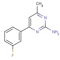 199864-42-1 4-(3-fluorophenyl)-6-methylpyrimidin-2-amine chemical structure