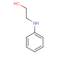 122-98-5 2-anilinoethanol chemical structure