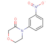 845729-43-3 4-(3-nitrophenyl)morpholin-3-one chemical structure