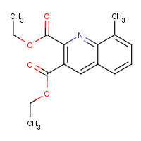 892874-76-9 diethyl 8-methylquinoline-2,3-dicarboxylate chemical structure