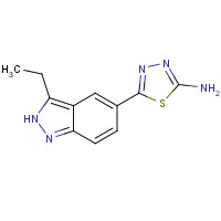 885222-89-9 5-(3-ethyl-2H-indazol-5-yl)-1,3,4-thiadiazol-2-amine chemical structure