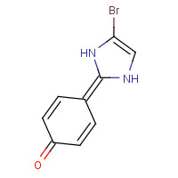 102151-66-6 4-(4-bromo-1,3-dihydroimidazol-2-ylidene)cyclohexa-2,5-dien-1-one chemical structure