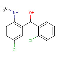 59180-29-9 [5-chloro-2-(methylamino)phenyl]-(2-chlorophenyl)methanol chemical structure