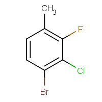 909122-30-1 1-bromo-2-chloro-3-fluoro-4-methylbenzene chemical structure