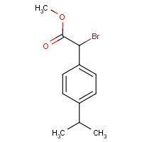 449779-77-5 methyl 2-bromo-2-(4-propan-2-ylphenyl)acetate chemical structure