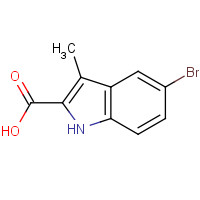 70070-32-5 5-bromo-3-methyl-1H-indole-2-carboxylic acid chemical structure