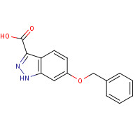 865887-11-2 6-phenylmethoxy-1H-indazole-3-carboxylic acid chemical structure