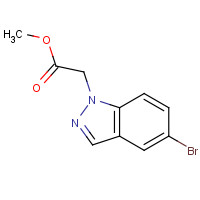 92567-18-5 methyl 2-(5-bromoindazol-1-yl)acetate chemical structure