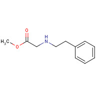 156080-95-4 methyl 2-(2-phenylethylamino)acetate chemical structure