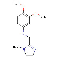 931399-67-6 3,4-dimethoxy-N-[(1-methylimidazol-2-yl)methyl]aniline chemical structure