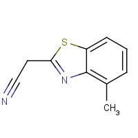 157764-01-7 2-(4-methyl-1,3-benzothiazol-2-yl)acetonitrile chemical structure