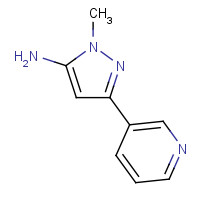 287494-25-1 2-methyl-5-pyridin-3-ylpyrazol-3-amine chemical structure