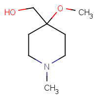 1082040-38-7 (4-methoxy-1-methylpiperidin-4-yl)methanol chemical structure