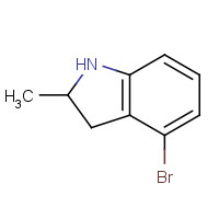 1383976-60-0 4-bromo-2-methyl-2,3-dihydro-1H-indole chemical structure