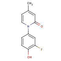 960298-66-2 1-(3-fluoro-4-hydroxyphenyl)-4-methylpyridin-2-one chemical structure