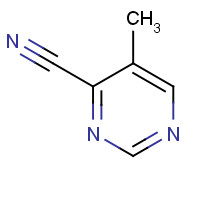 114969-63-0 5-methylpyrimidine-4-carbonitrile chemical structure