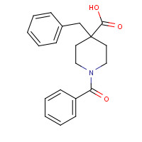 136080-23-4 1-benzoyl-4-benzylpiperidine-4-carboxylic acid chemical structure